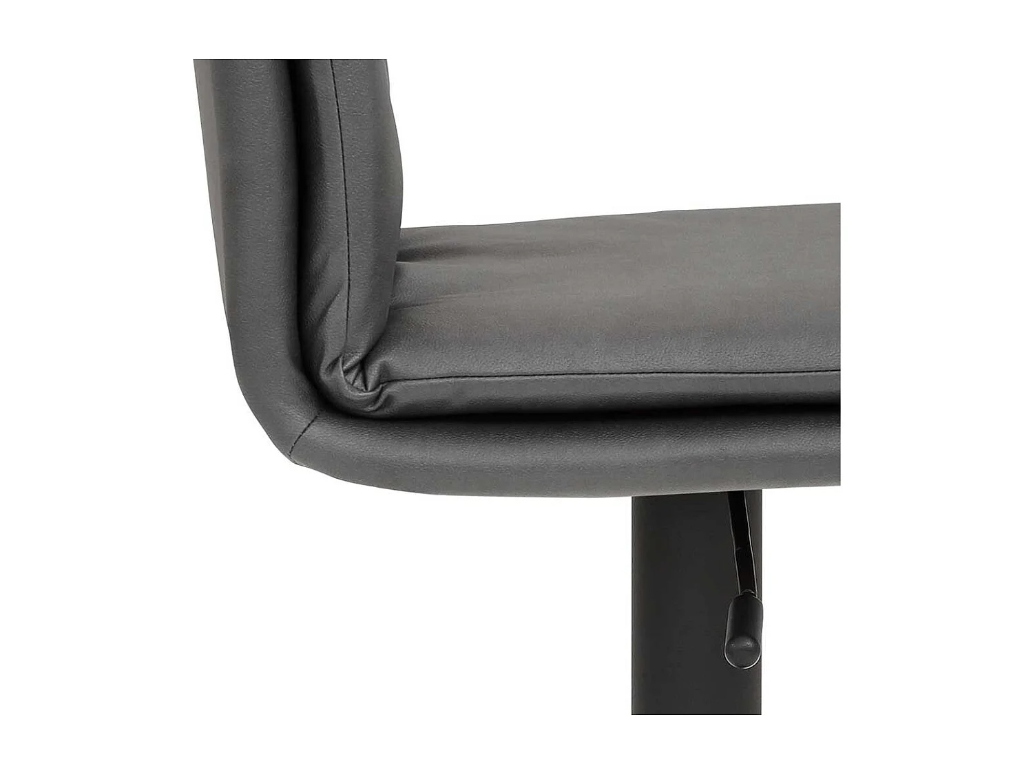 Küchentheken Hocker mit gepolsterter Rückenlehne Tellerfuß