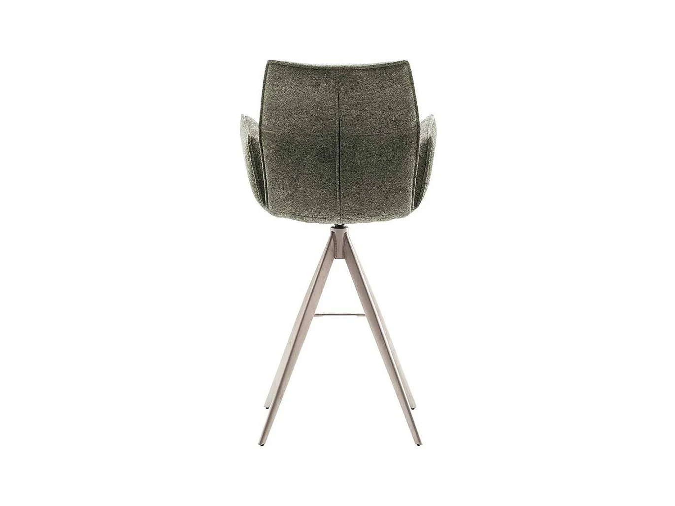 Barhocker Tresenstuhl mit Armlehnen und Fußgestell aus Metall (2er Set)