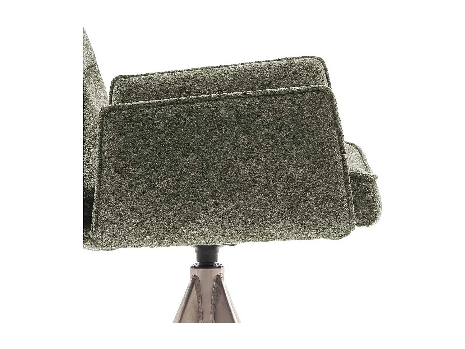 Barhocker Tresenstuhl mit Armlehnen und Fußgestell aus Metall (2er Set)