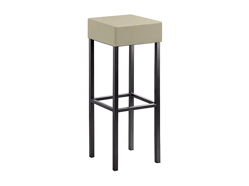 Hoher Barstuhl mit Vierfußgestell aus Metall Made in Germany