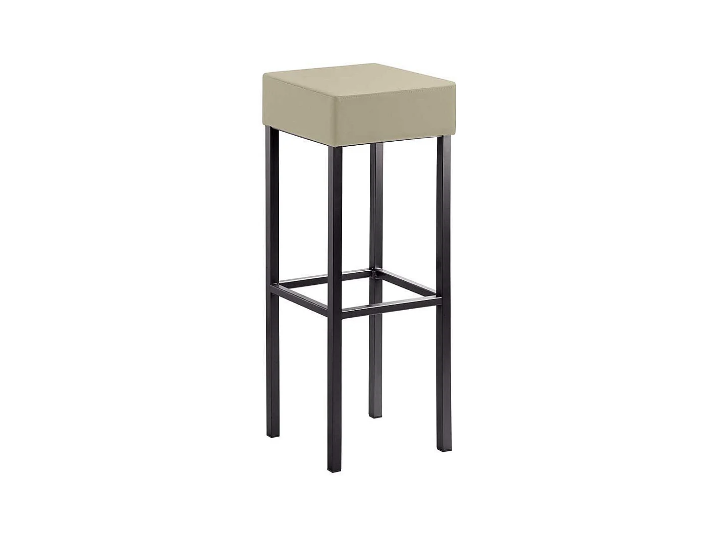 Hoher Barstuhl mit Vierfußgestell aus Metall Made in Germany