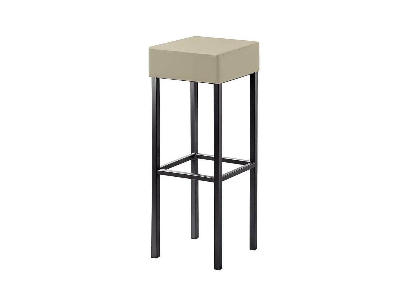 Hoher Barstuhl mit Vierfußgestell aus Metall Made in Germany