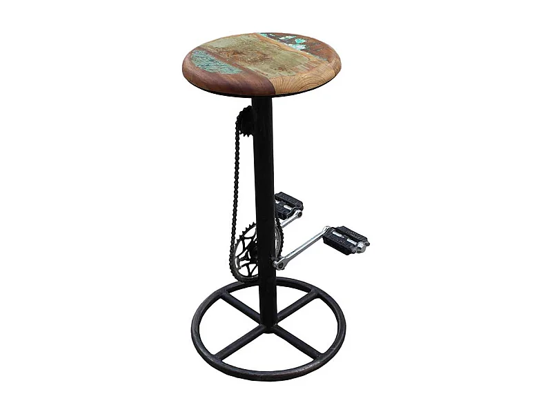 Hocker mit Fahrradkette Industriedesign
