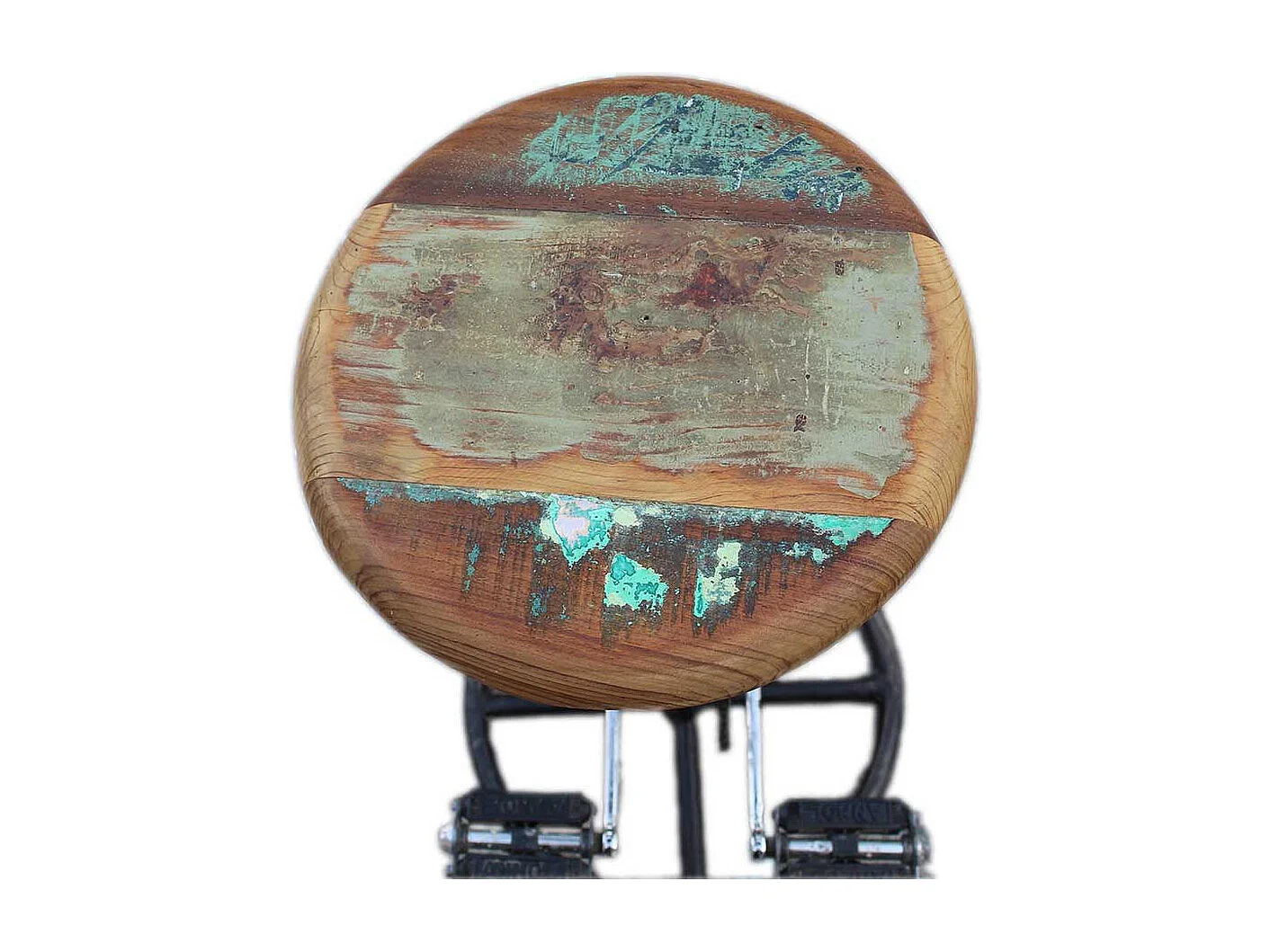 Hocker mit Fahrradkette Industriedesign