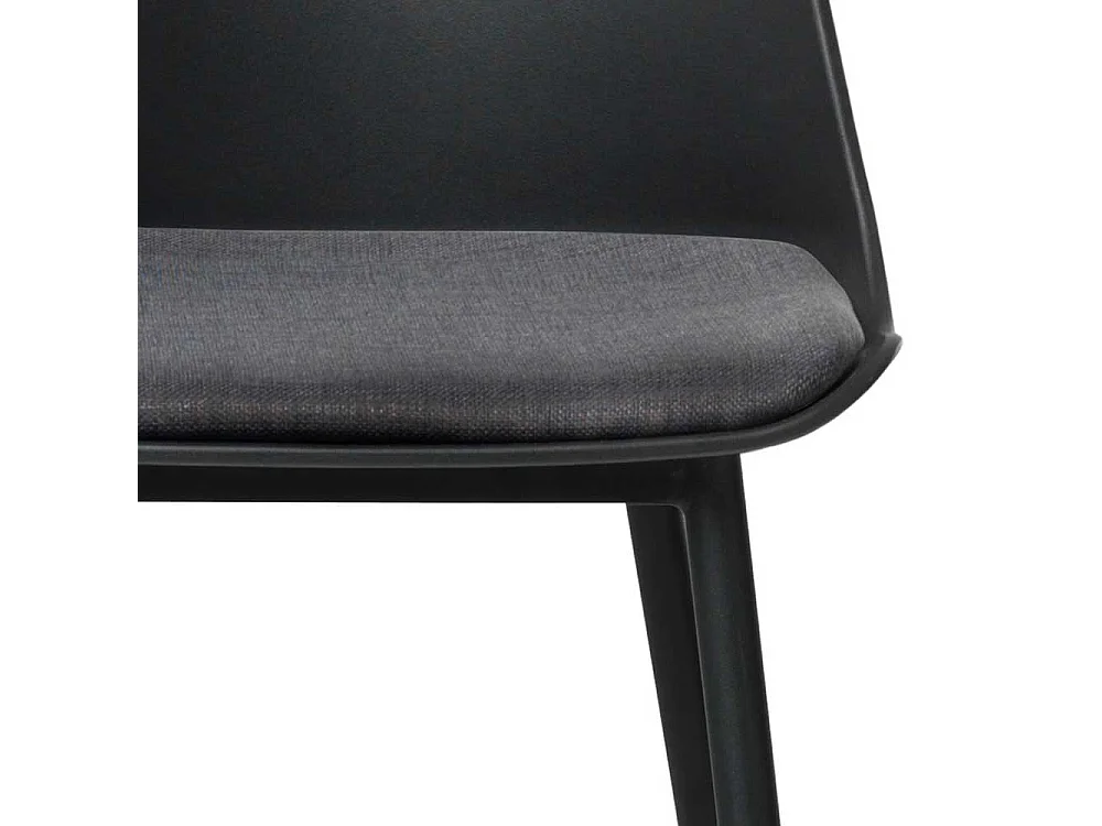 Hochhocker in Schwarz Kunststoff modern