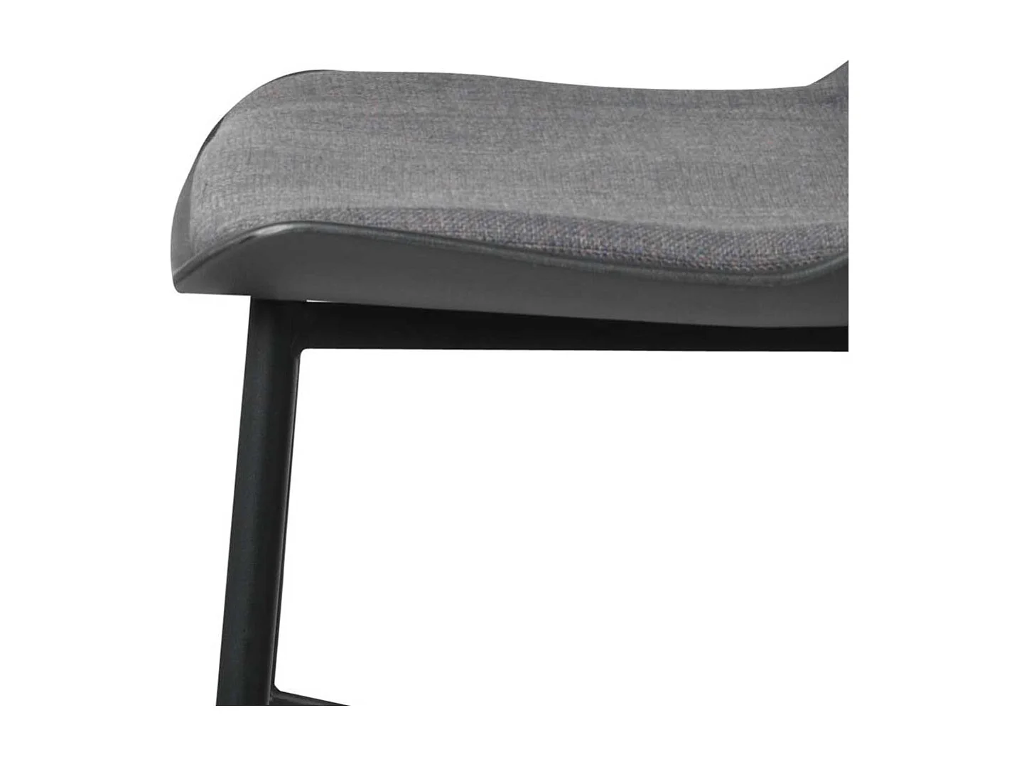 Hochhocker in Schwarz Kunststoff modern