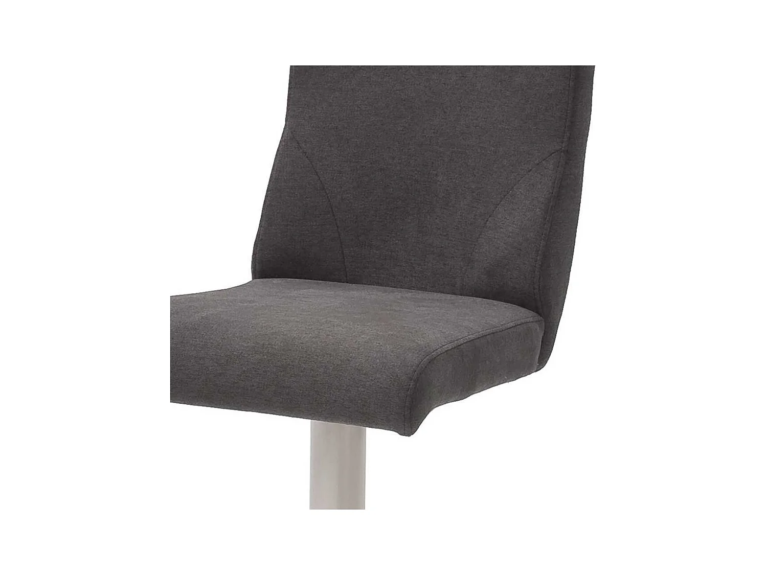 Barstuhl in Anthrazit Stoff drehbar