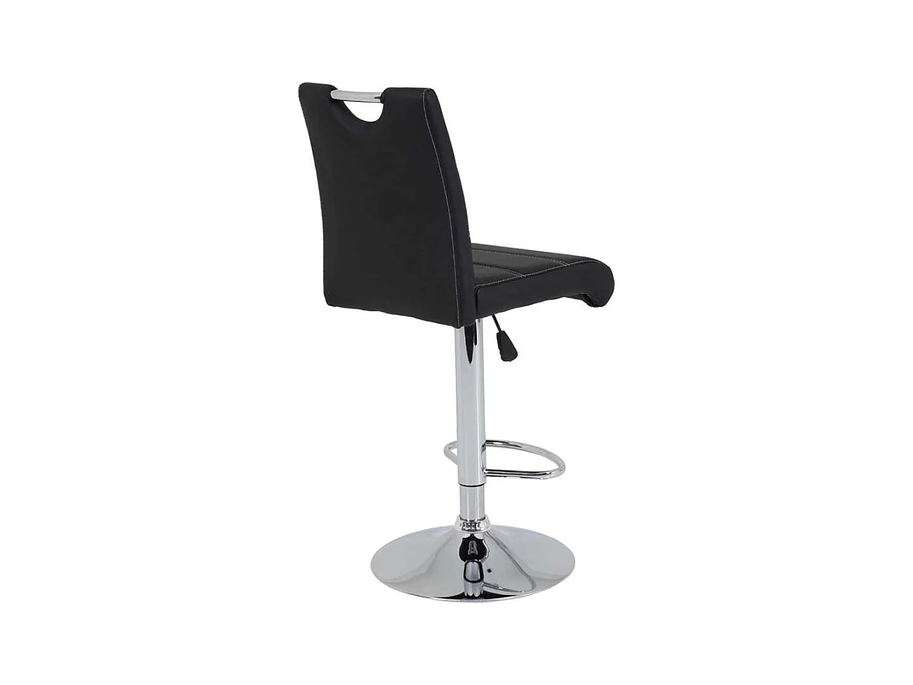 Barstuhl Set in Schwarz höhenverstellbar (2er Set)