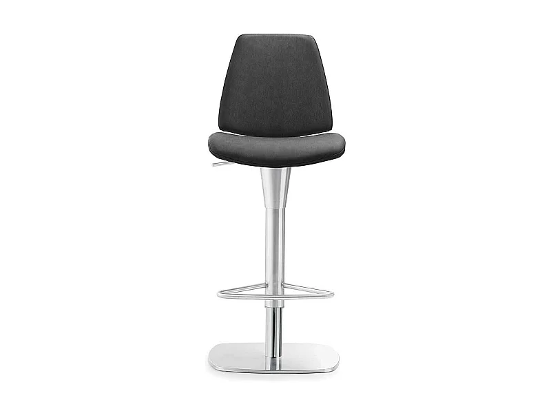 Hochhocker mit gepolsterter Rückenlehne 83 cm Sitzhöhe