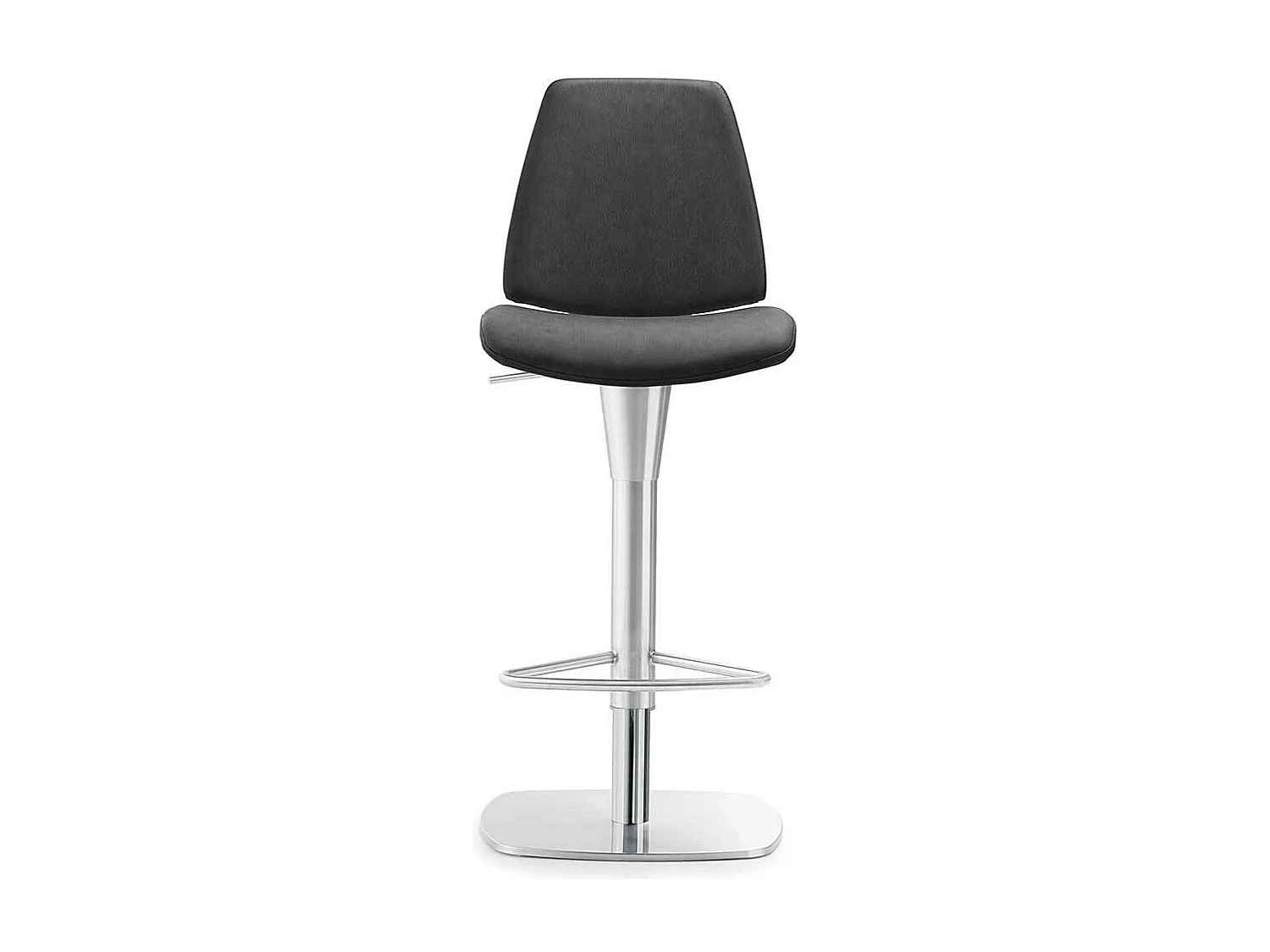 Hochhocker mit gepolsterter Rückenlehne 83 cm Sitzhöhe