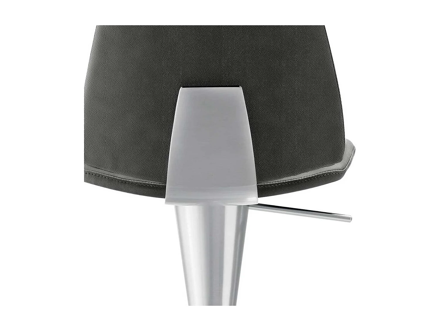 Hochhocker mit gepolsterter Rückenlehne 83 cm Sitzhöhe