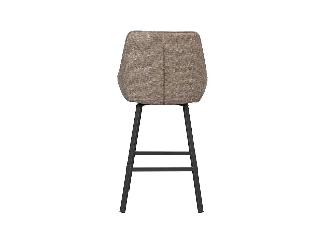 Barhocker Tresenstuhl drehbar in Beigegrau (2er Set)