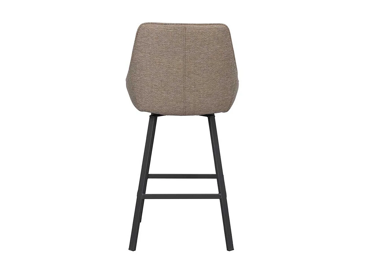 Barhocker Tresenstuhl drehbar in Beigegrau (2er Set)