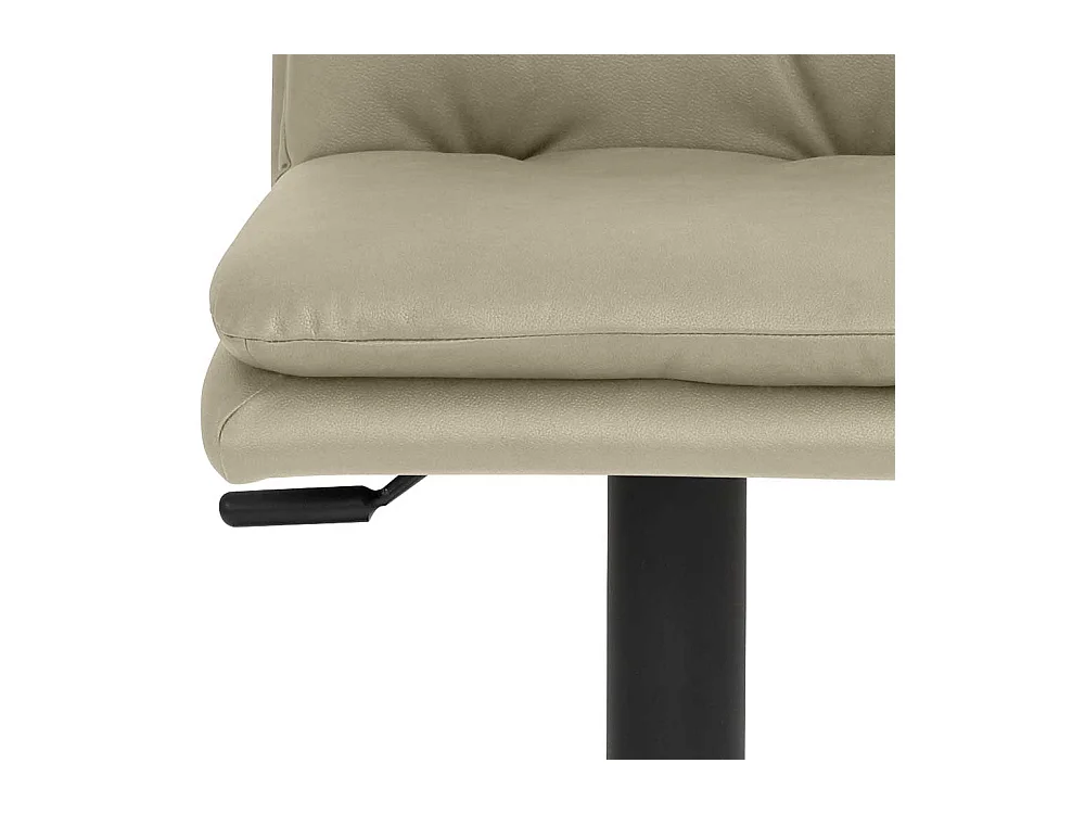 Tresenhocker mit Fußstütze und gepolsterter Rückenlehne drehbar