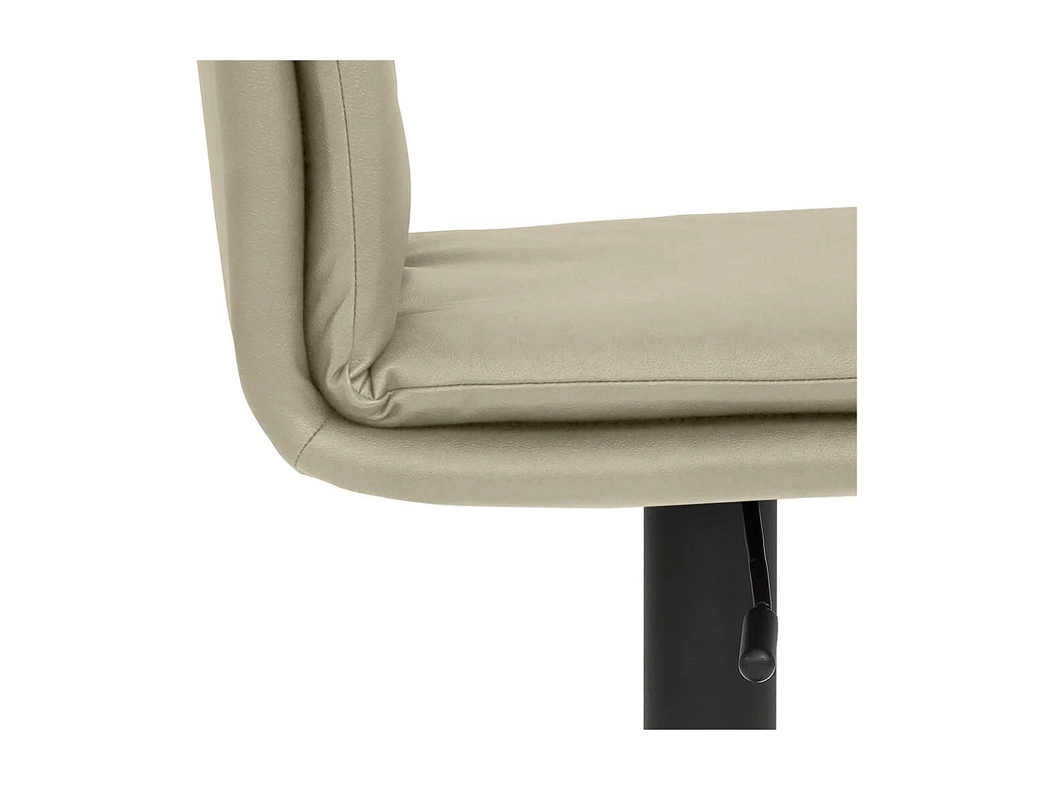 Tresenhocker mit Fußstütze und gepolsterter Rückenlehne drehbar