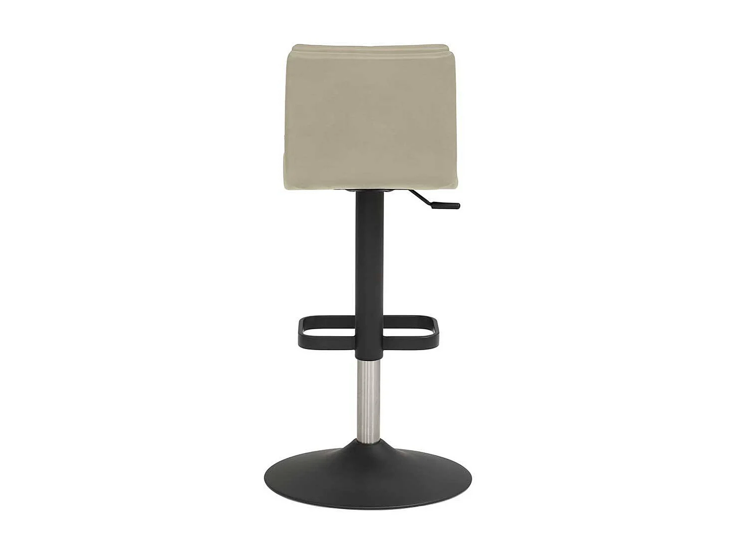 Tresenhocker mit Fußstütze und gepolsterter Rückenlehne drehbar