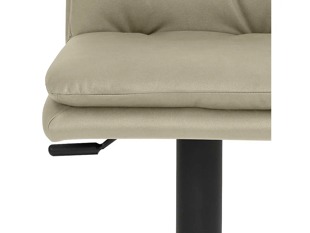 Tresenhocker mit Fußstütze und gepolsterter Rückenlehne drehbar