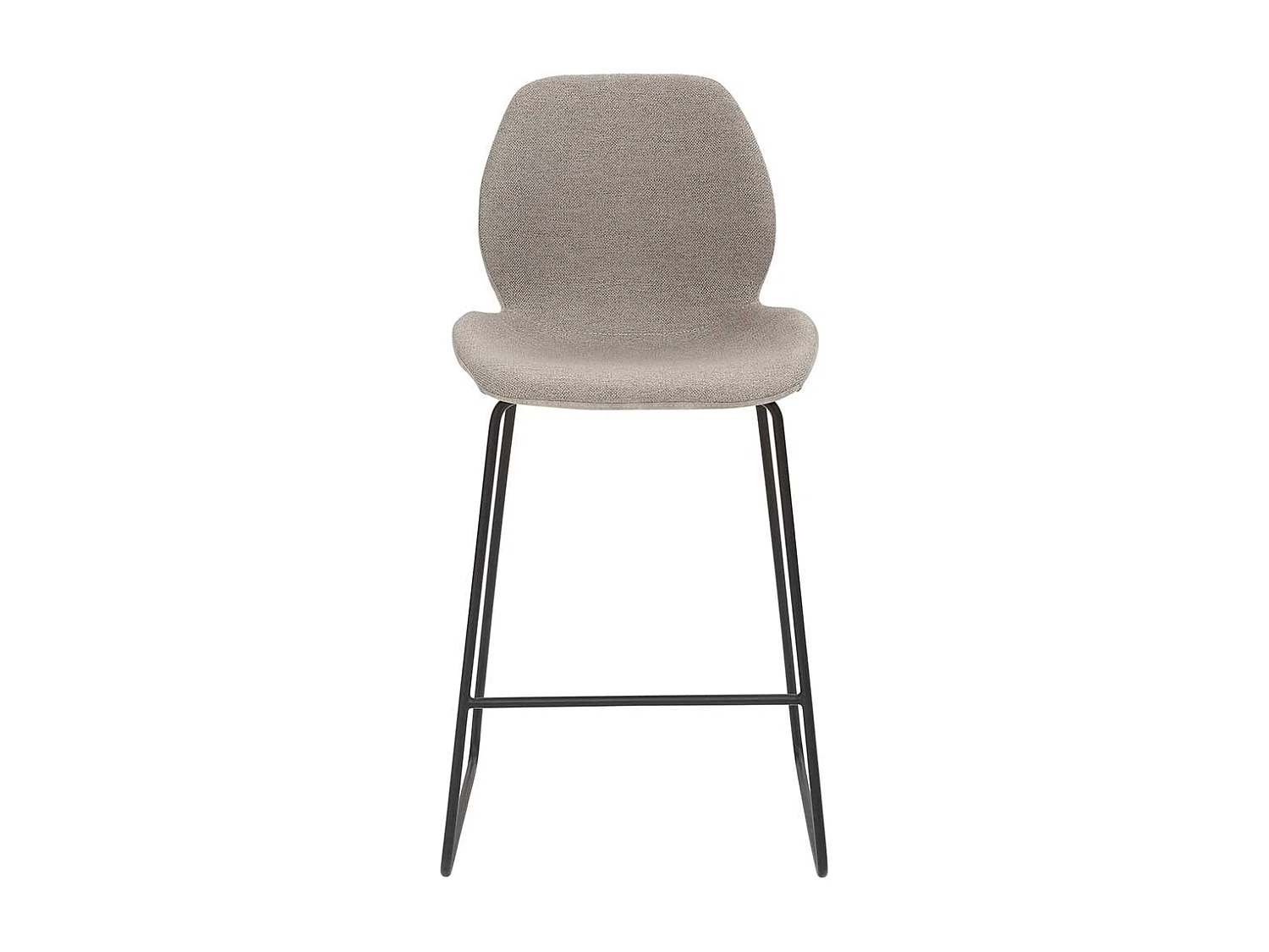 Hocker für Küche in modernem Design Bügelgestell aus Stahl