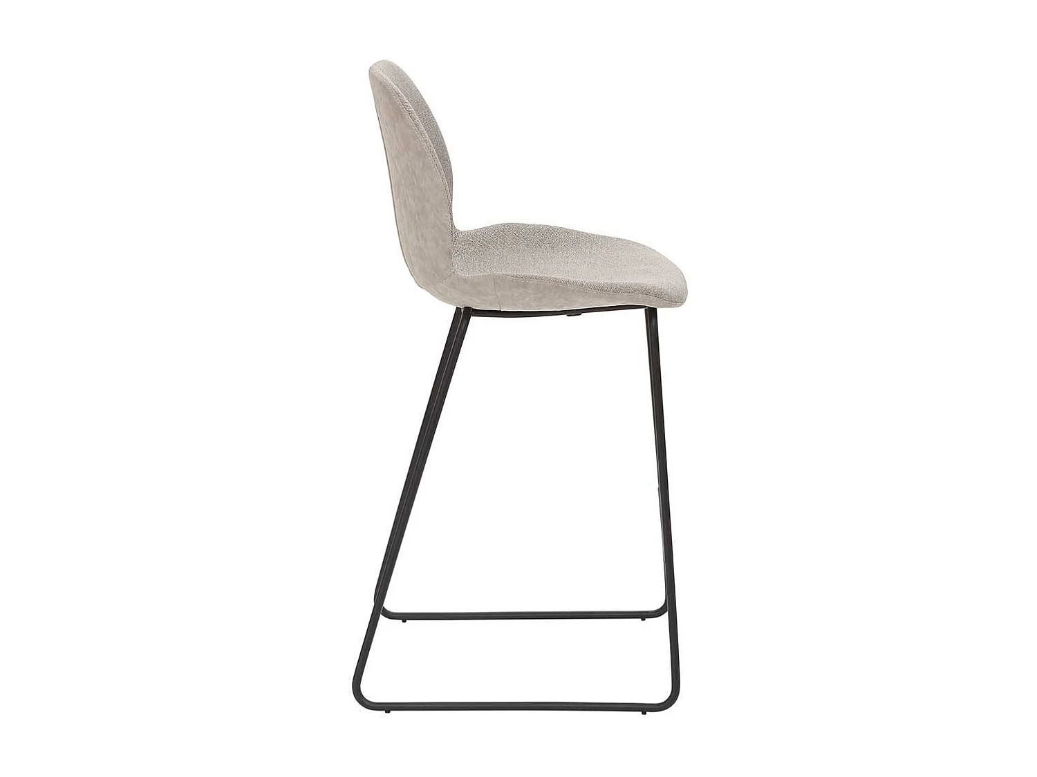 Hocker für Küche in modernem Design Bügelgestell aus Stahl