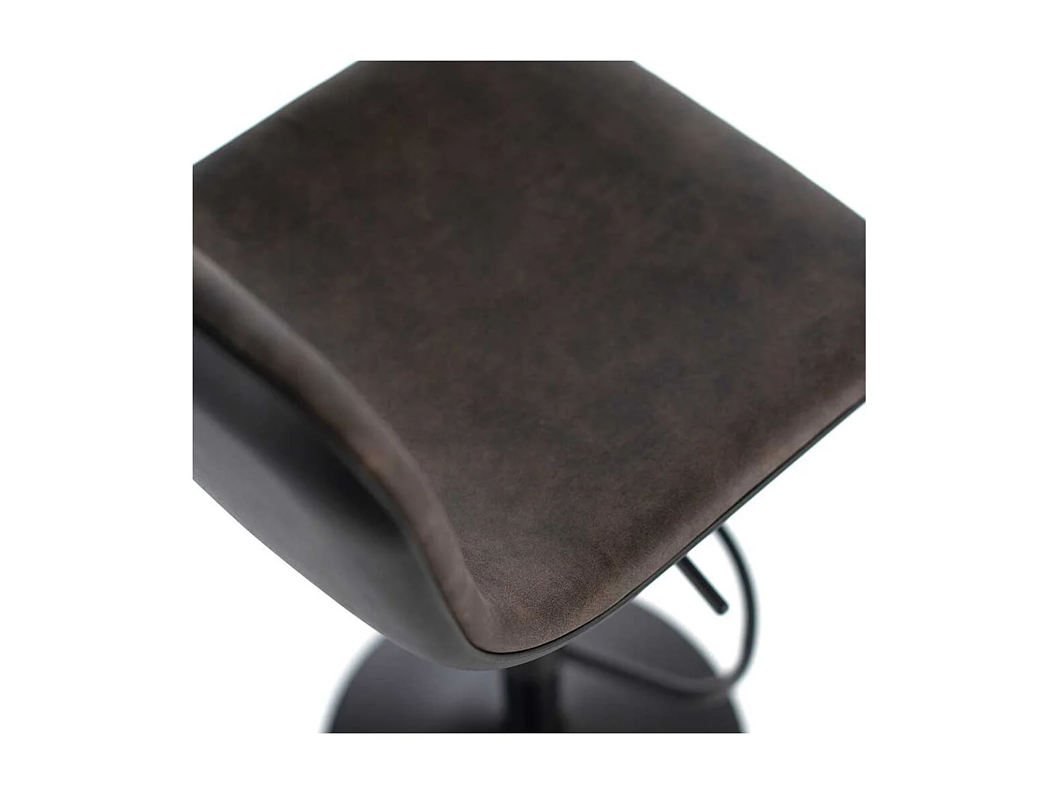 Barhocker in Dunkelgrau und Schwarz mit Fußablage (2er Set)