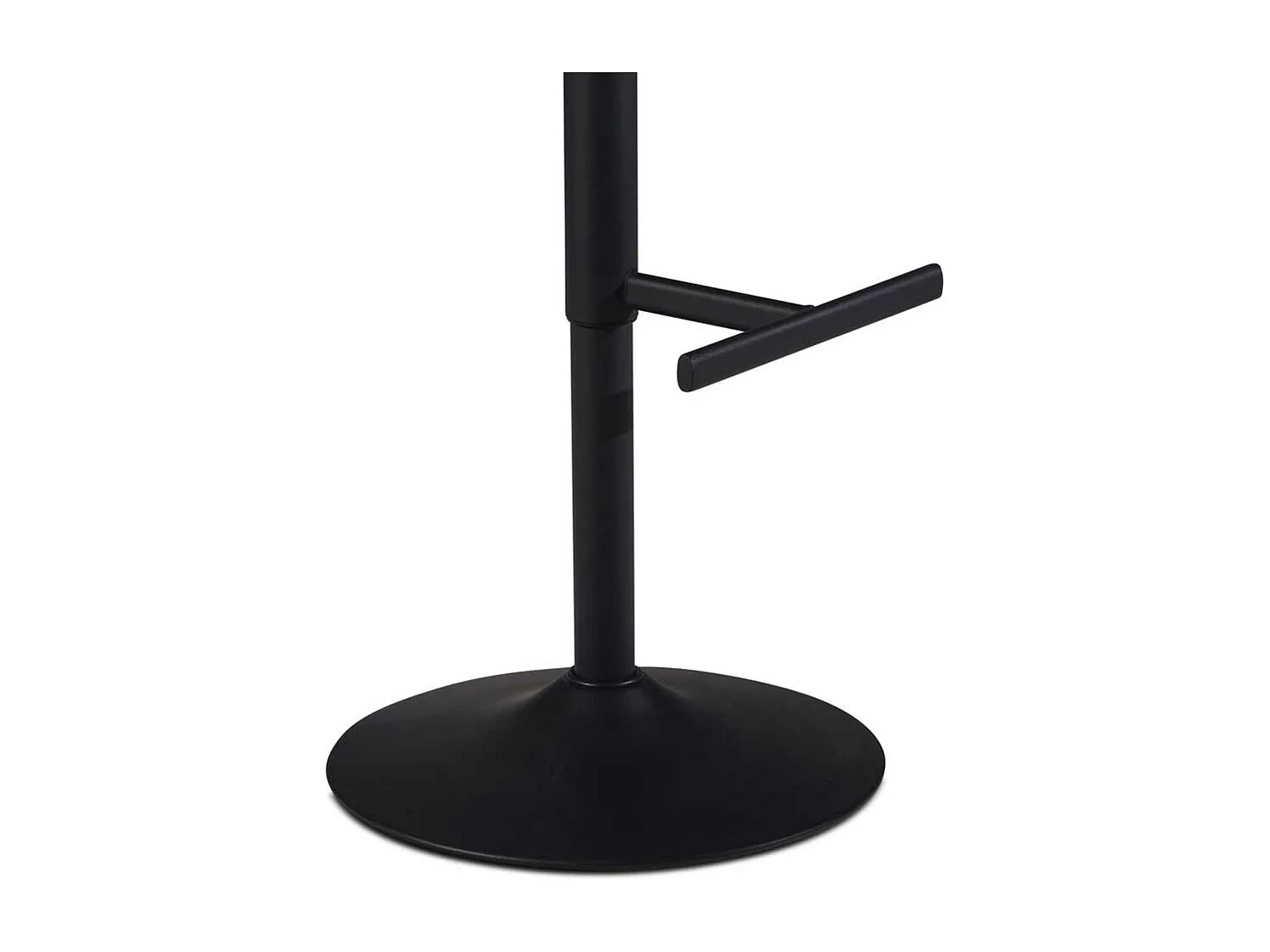 Barhocker in Beige und Schwarz aufwendigen Steppungen