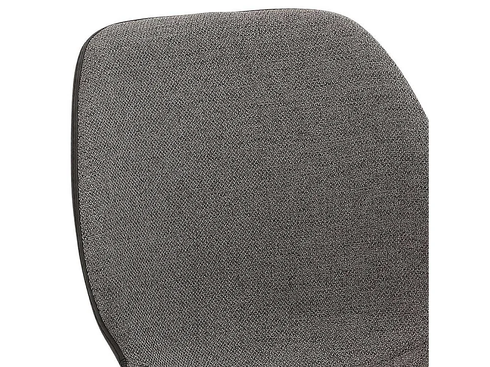 Edelstahlgestell Küchenhocker in Anthrazit und Schwarz 65 cm Sitzhöhe