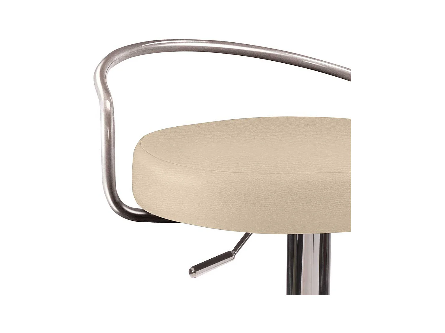 Barhocker höhenverstellbar aus Microfaser Stahl