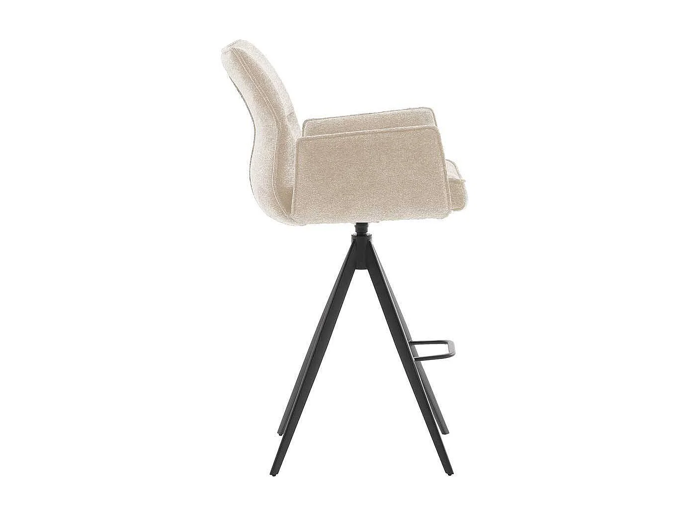 Barhocker Barstuhl mit Armlehnen drehbar (2er Set)