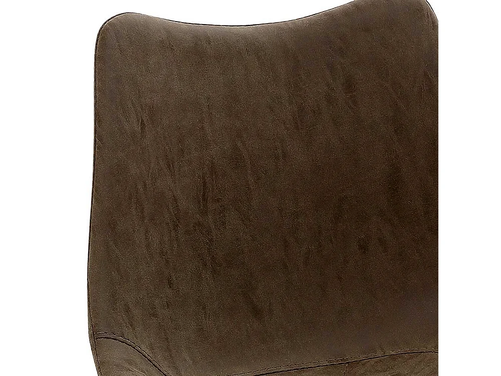 Edelstahlgestell Küchenhocker mit Sitzschale Bezug Kunstleder Vintage