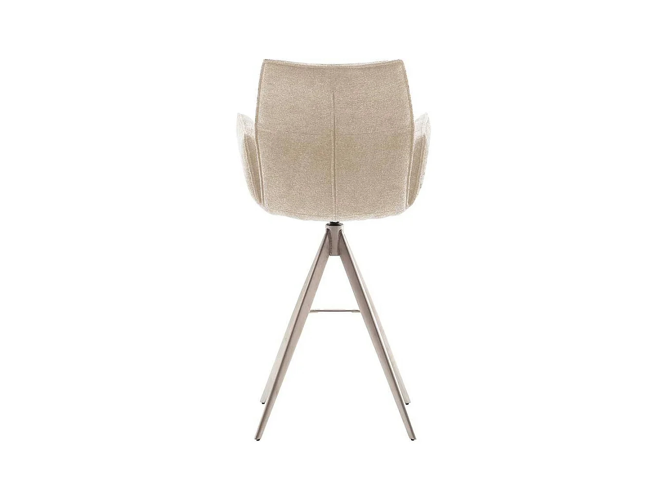 Barhocker Tresenstuhl mit Armlehnen und Fußgestell aus Metall (2er Set)