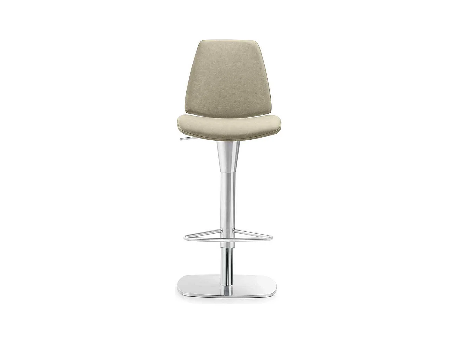 Hochhocker in modernem Design gepolsterter Rückenlehne