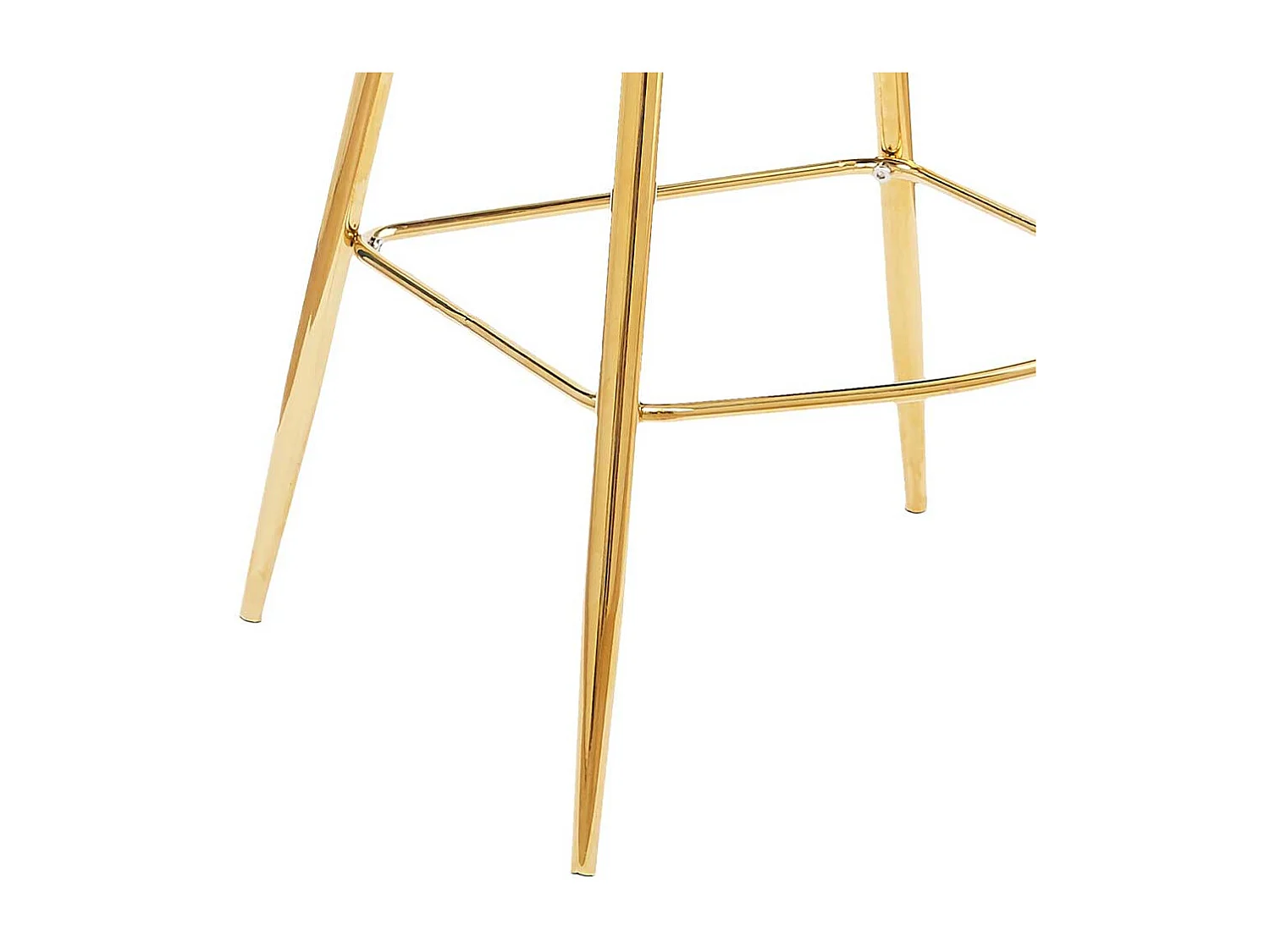 Barstühle Muschelform in Hellgrau Vierfußgestell aus Metall (2er Set)