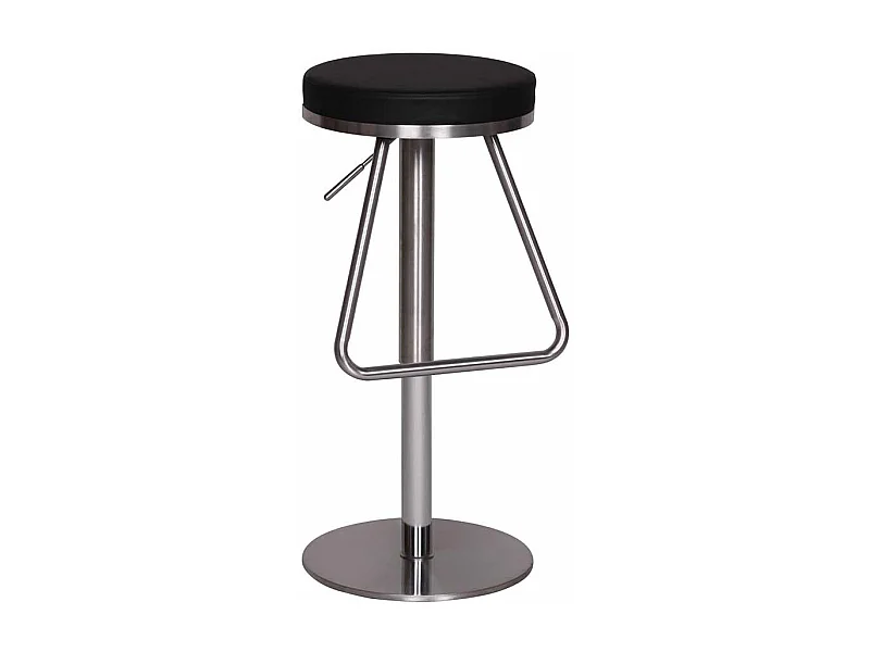 Küchenhocker in Schwarz rund höhenverstellbar