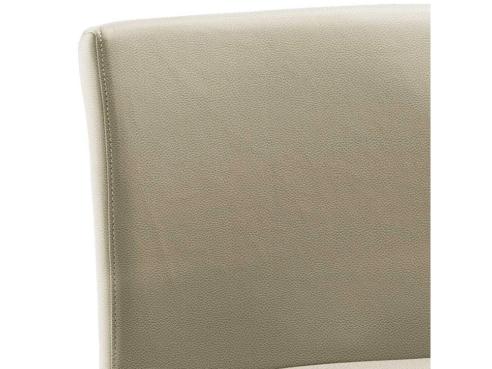 Höhenverstellbarer Designbarhocker aus Microfaser Edelstahl