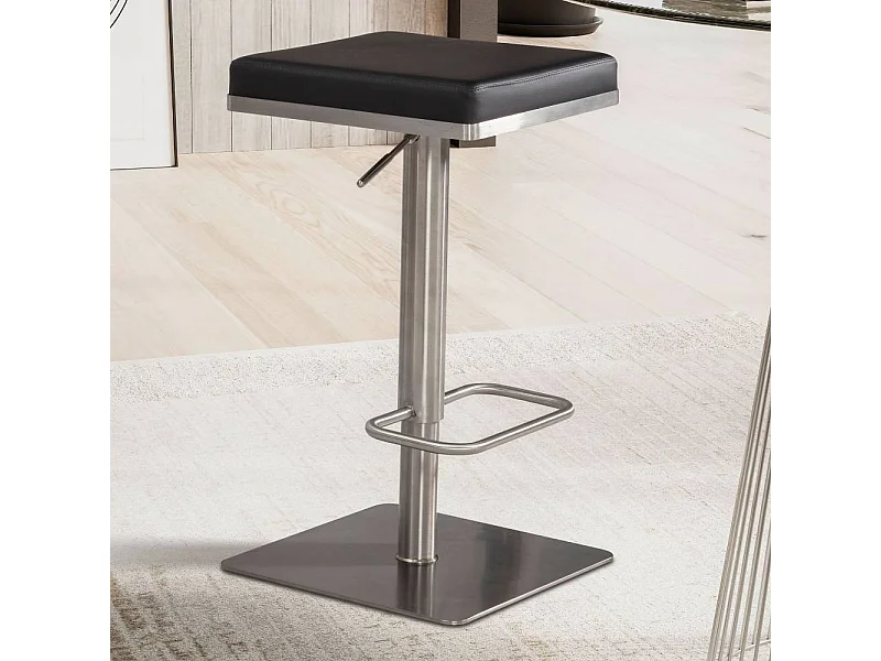 Barhocker Barstuhl mit Fußgestell aus Metall 37 cm breit