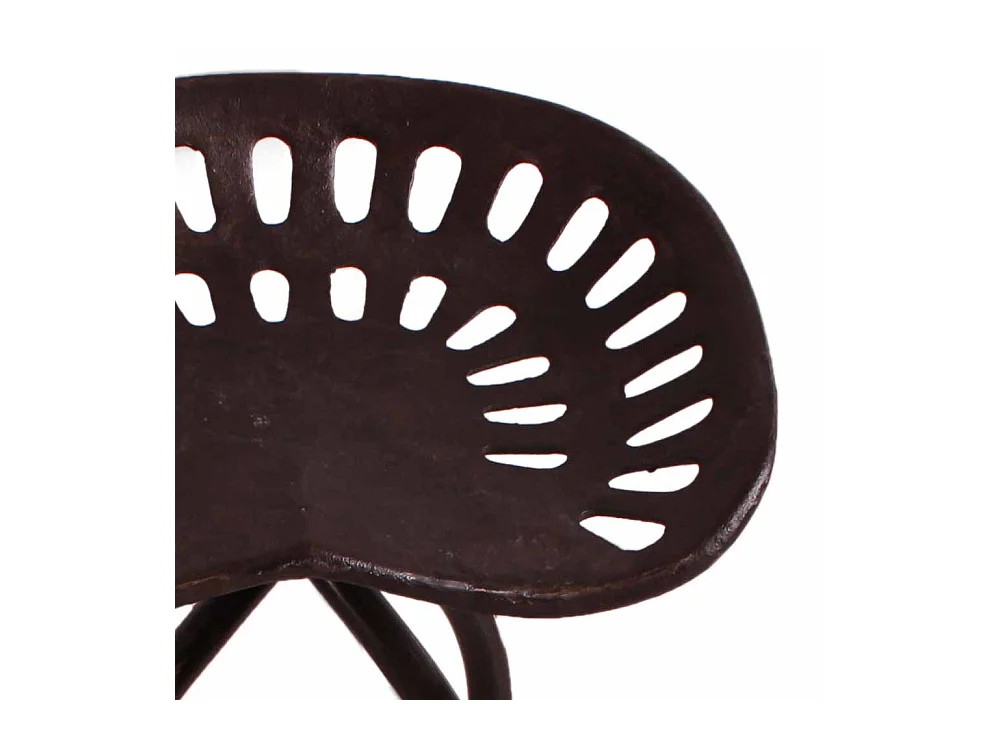 Barhocker mit Traktorsitz Schwarz Metall