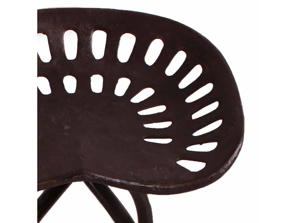 Barhocker mit Traktorsitz Schwarz Metall