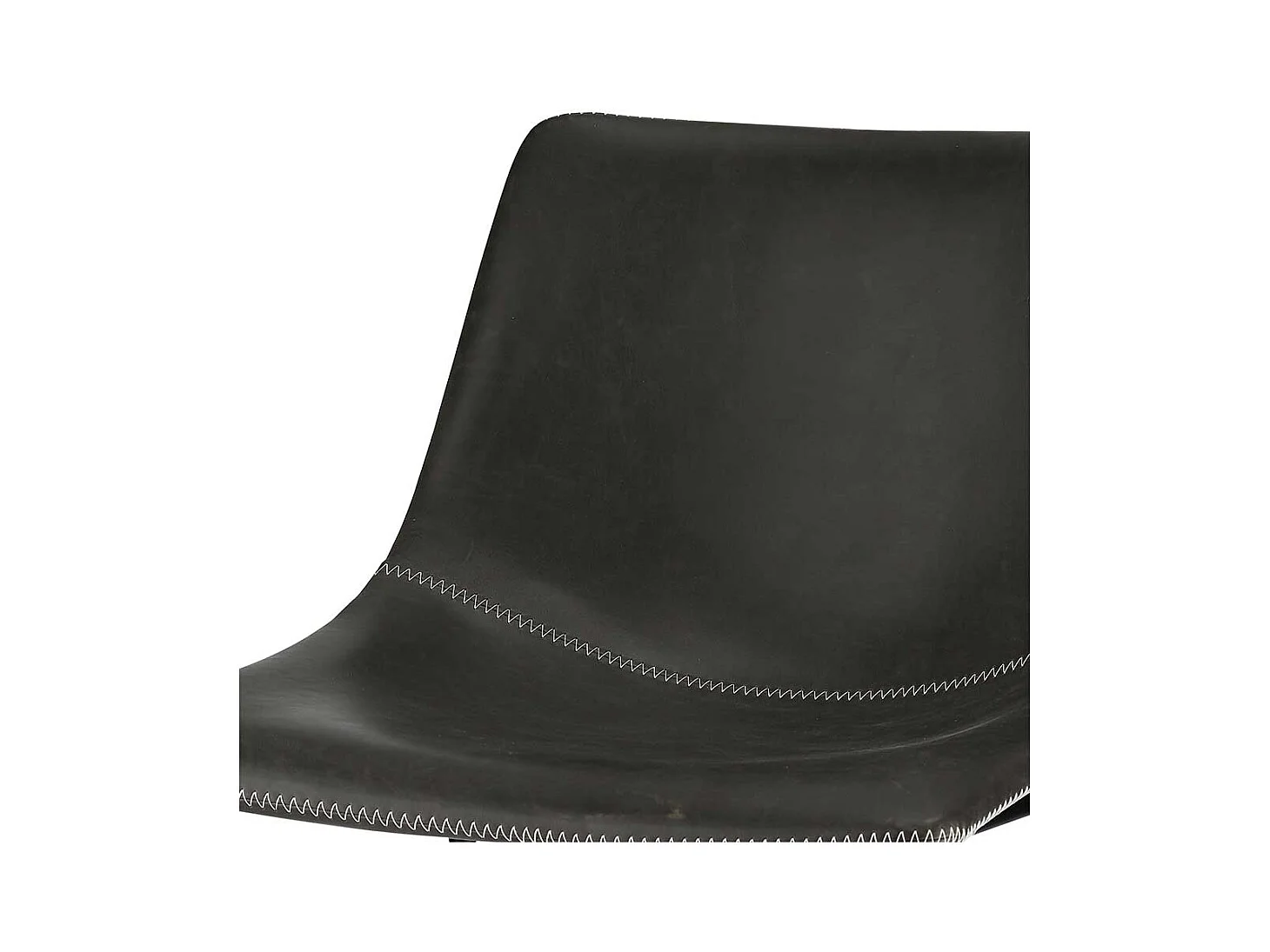 Designbarhocker in Dunkelgrau Kunstleder B�gelgestell (2er Set)