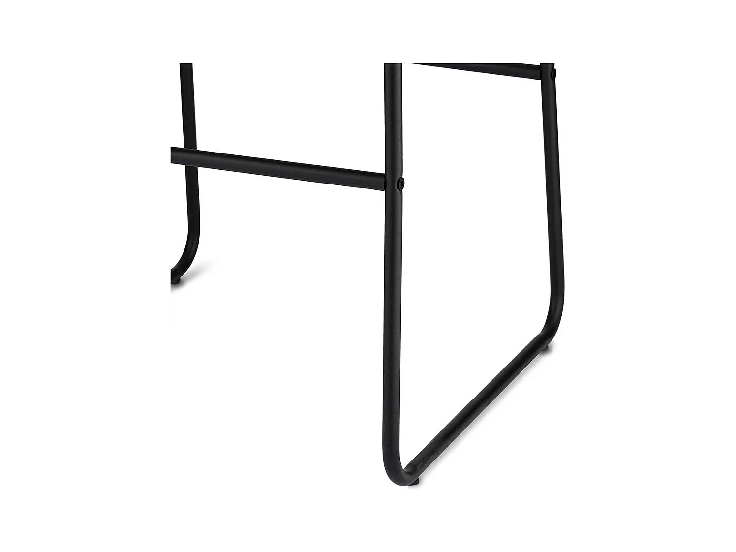 Designbarhocker in Dunkelgrau Kunstleder B�gelgestell (2er Set)