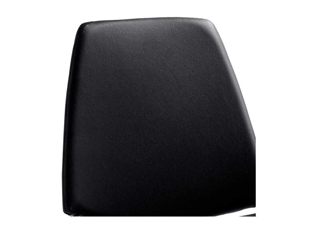 Barhocker höhenverstellbar aus gedecktem Glattleder Stahl