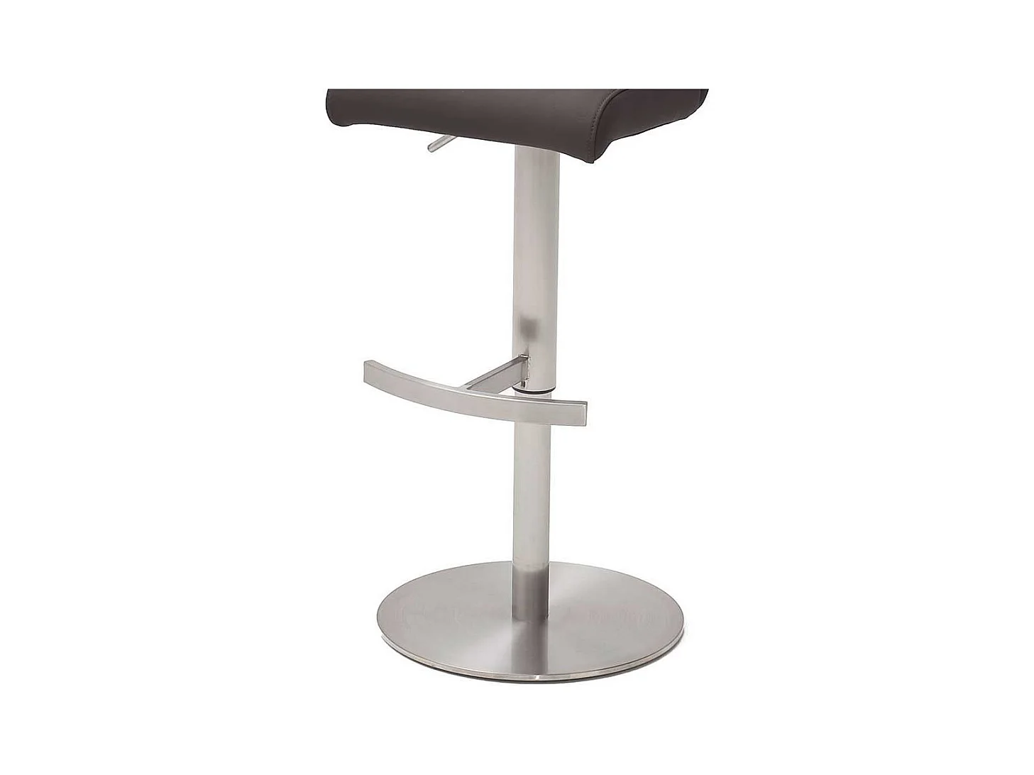 Barstuhl in Anthrazit Kunstleder dreh- und höhenverstellbar