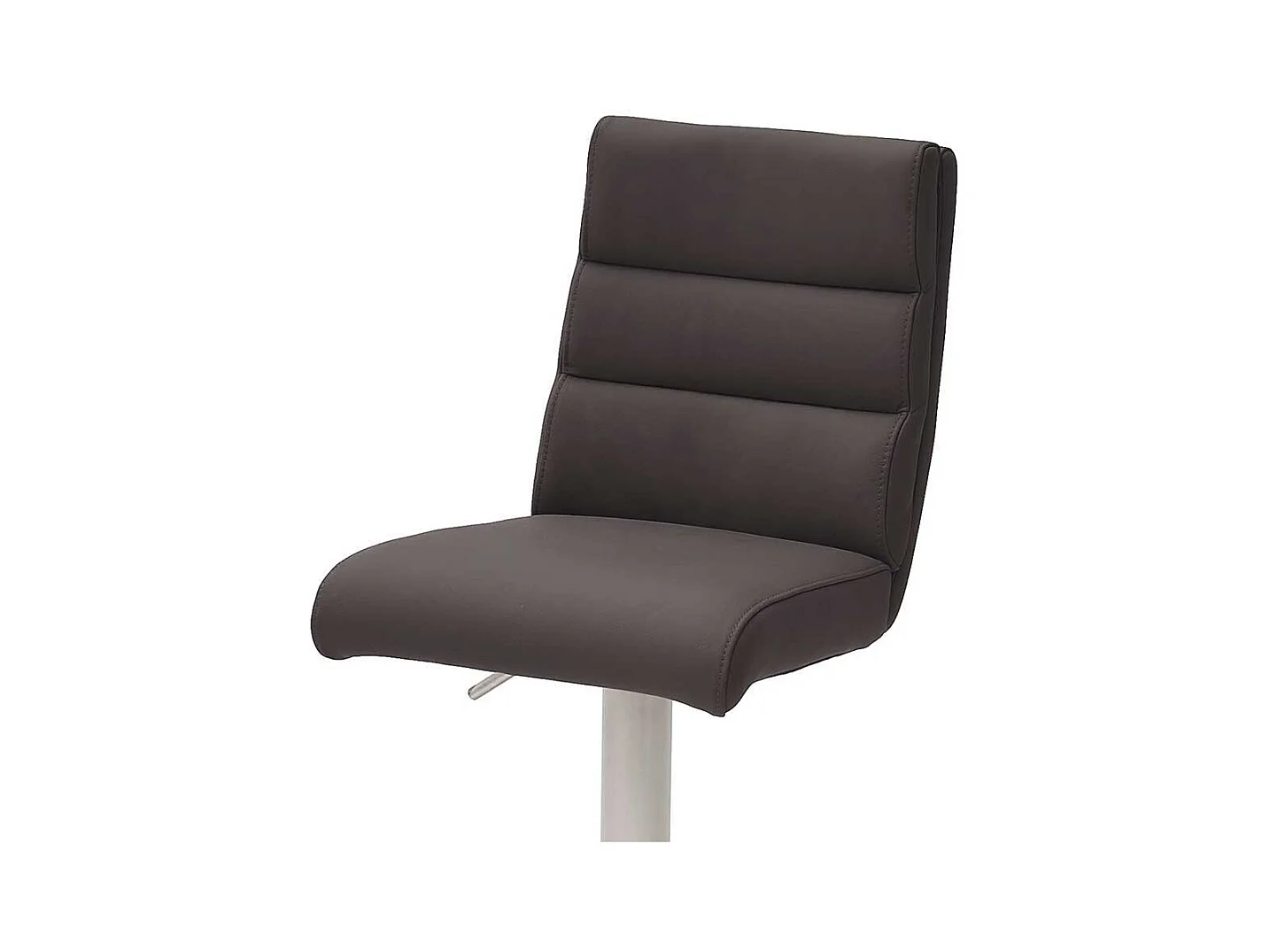 Barstuhl in Anthrazit Kunstleder dreh- und höhenverstellbar