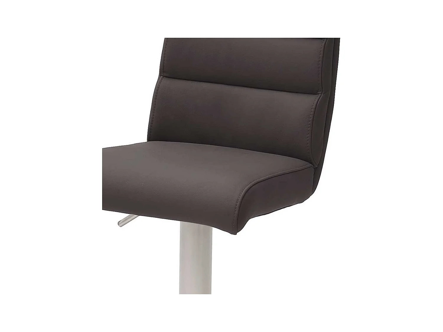 Barstuhl in Anthrazit Kunstleder dreh- und höhenverstellbar