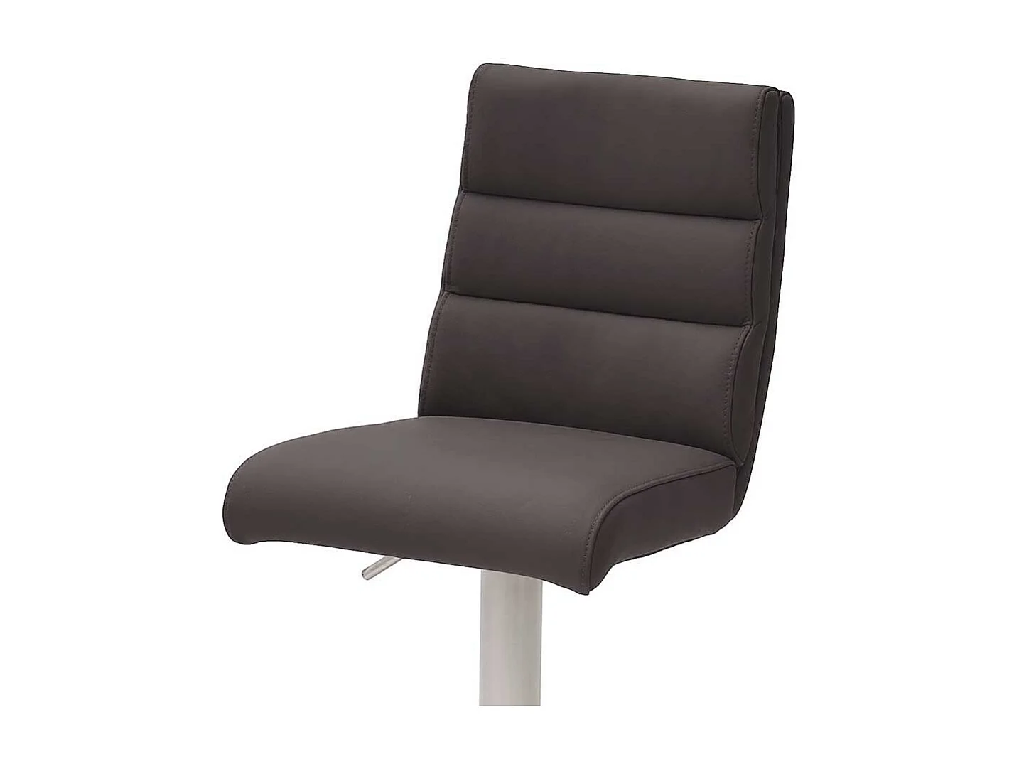 Barstuhl in Anthrazit Kunstleder dreh- und höhenverstellbar