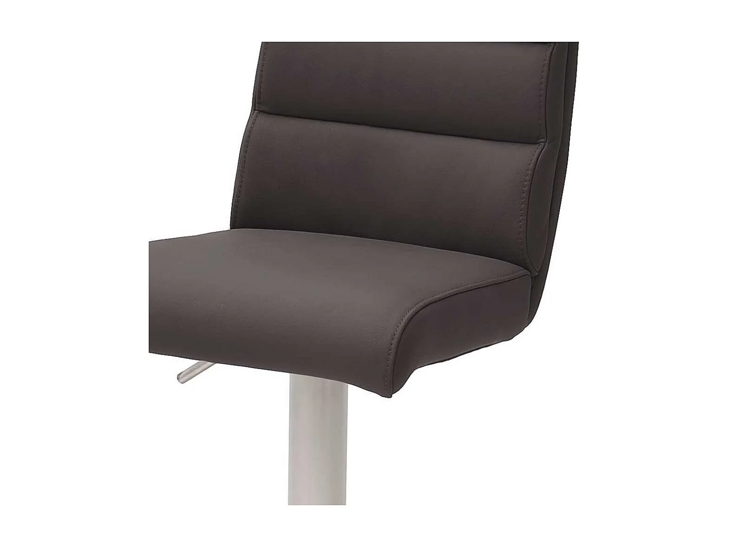 Barstuhl in Anthrazit Kunstleder dreh- und höhenverstellbar