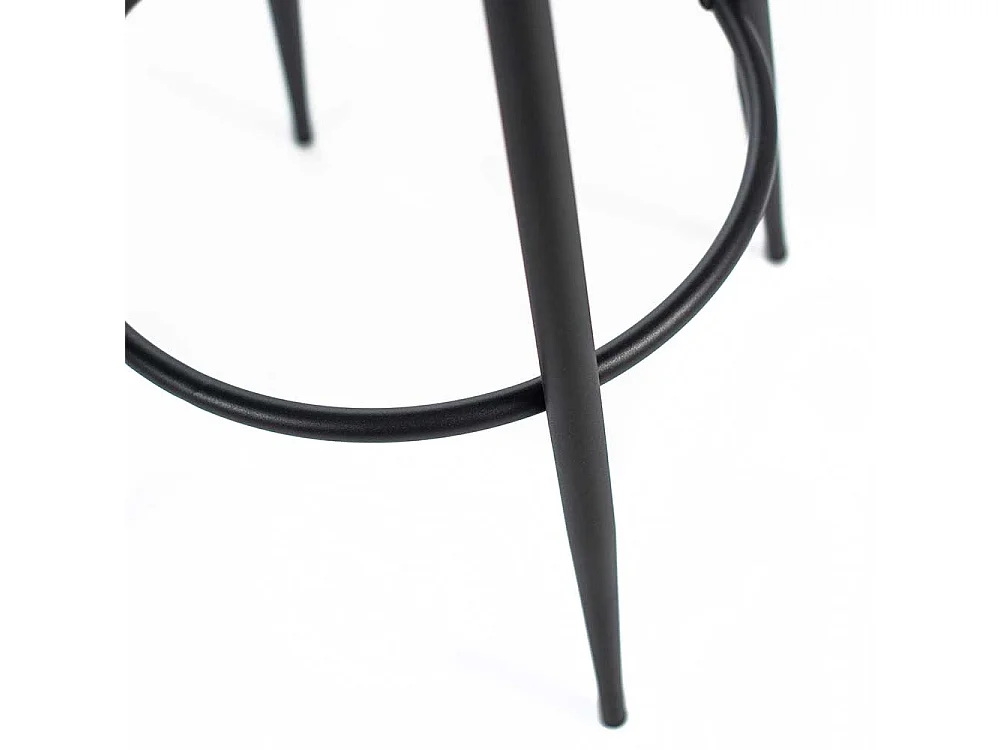 Barhocker in Beige und Schwarz modern (2er Set)