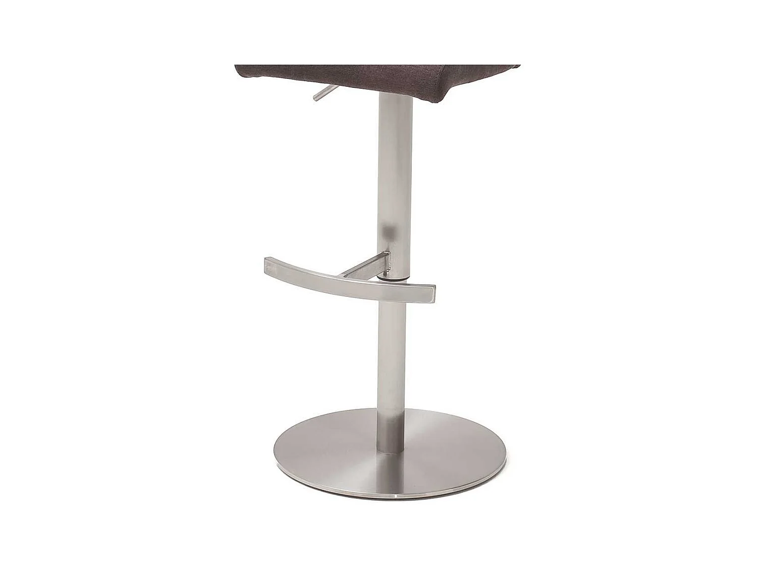 Barstuhl in Braun Webstof höhenverstellbar