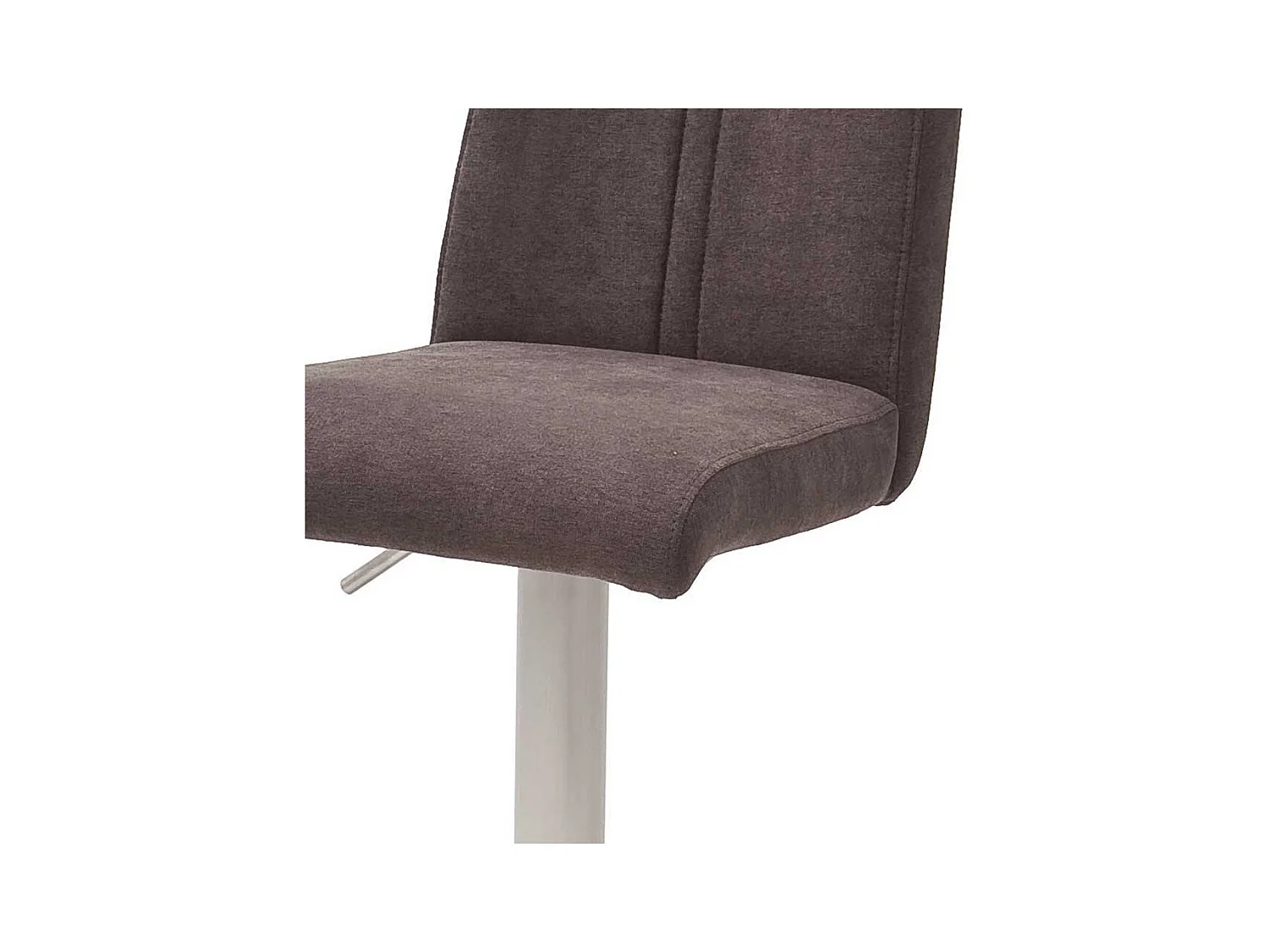 Barstuhl in Braun Webstof höhenverstellbar