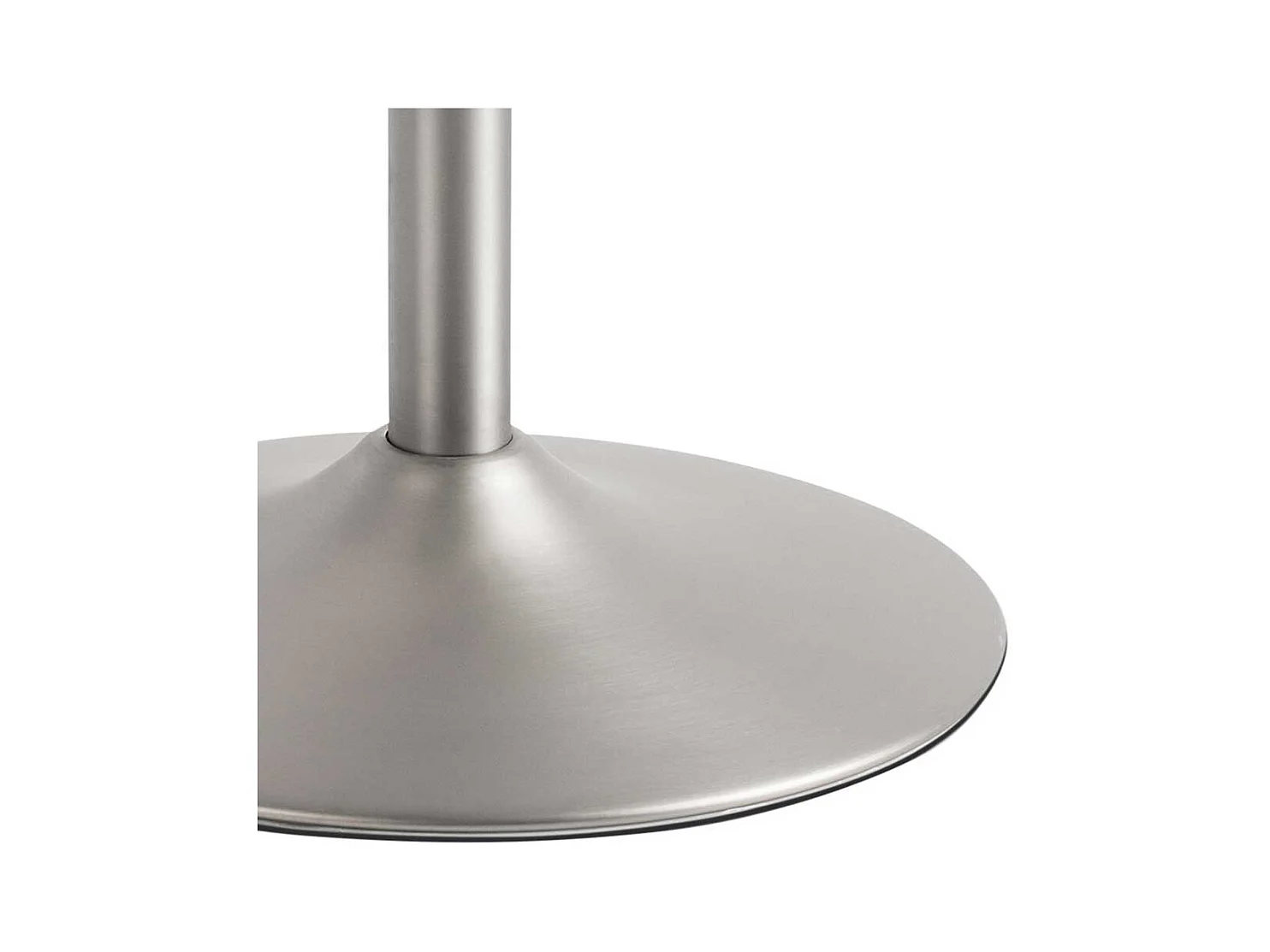 Runder Barhocker durch Gasdruck höhenverstellbar Anthrazit & Chrom matt