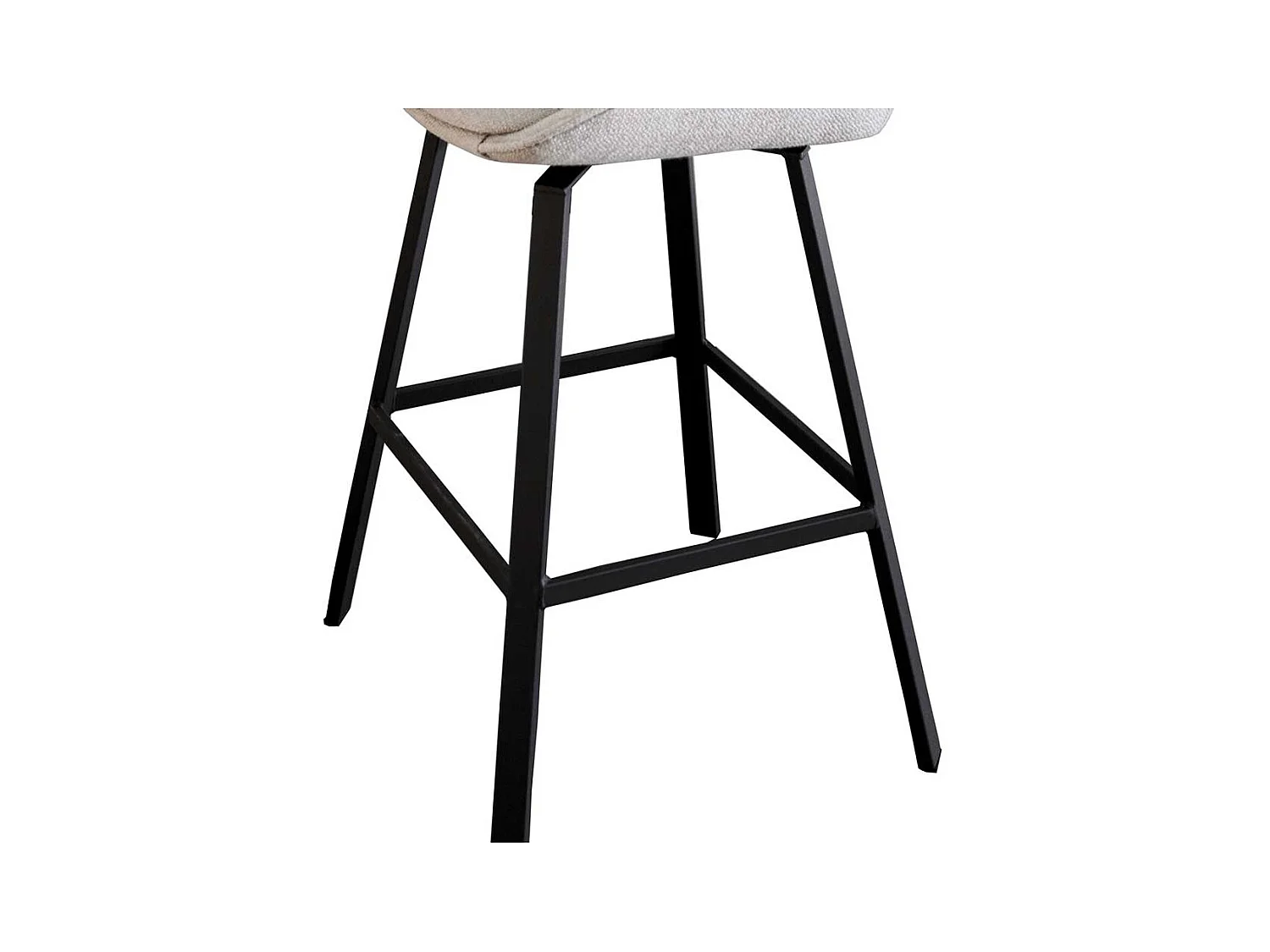 Barhocker Barstuhl aus Metall mit Rückenlehne (2er Set)